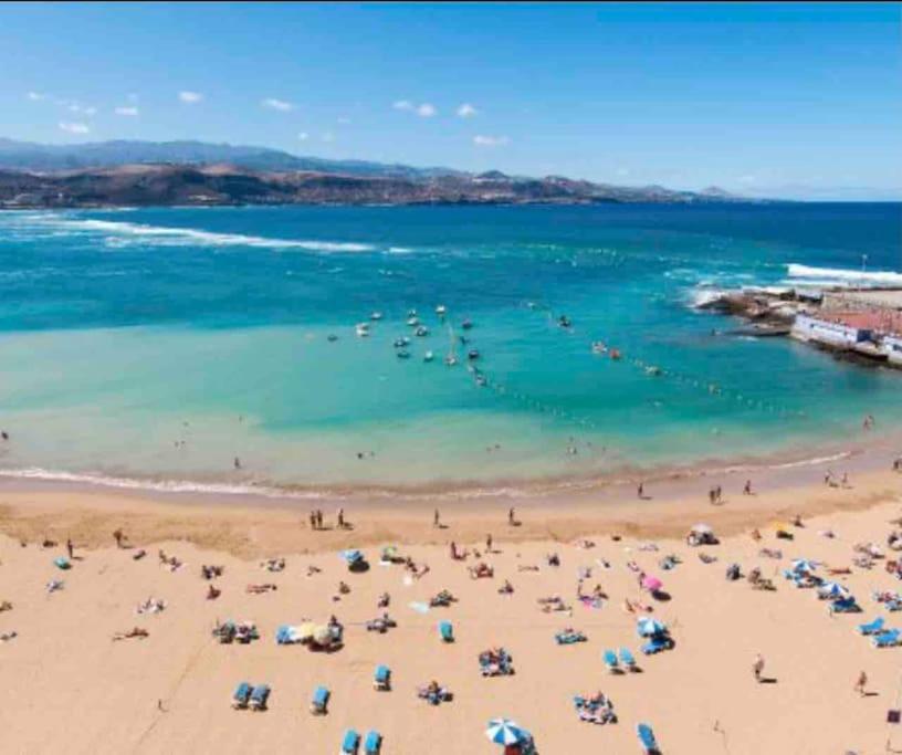 2 Bedrooms Flat 50 Mts Away From Las Canteras Beach Las Palmas de Gran Canaria Extérieur photo